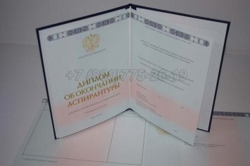 Диплом Аспирантуры 2020г в Иркутске
